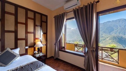 Phòng ngủ hướng núi thơ mộng