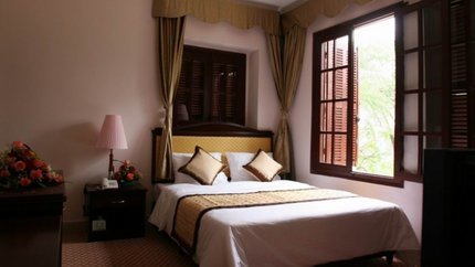 Phòng 1 giường đôi/ 2 giường đơn của khách sạn Công Đoàn Sapa Hotel