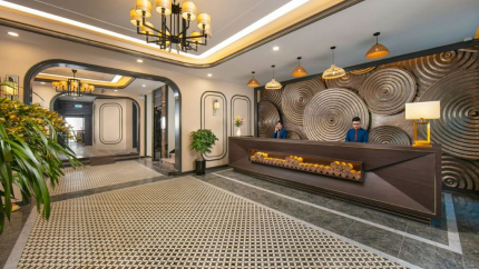 Không gian sảnh khách sạn