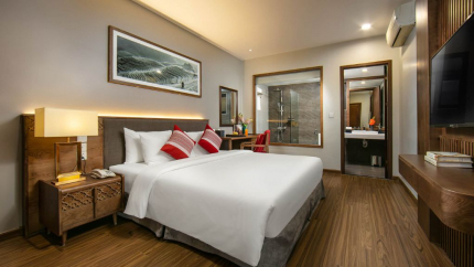 Phòng được thiết kế sang trọng