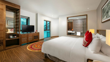 Không gian phòng rộng rãi