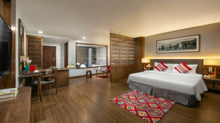 Không gian phòng rộng rãi