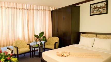 Phòng được bày trí bắt mắt