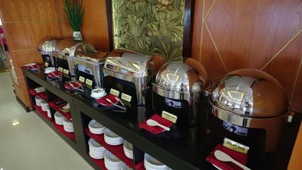 Khu vực buffet tại nhà hàng