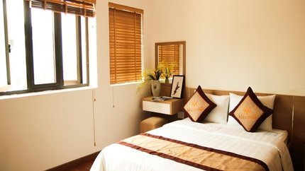 Không gian rộng rãi với giường cực lớn