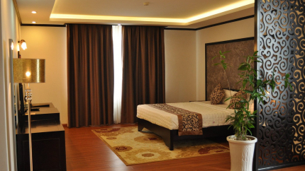 Phòng Deluxe Twin/Double Khách sạn Golden Halong