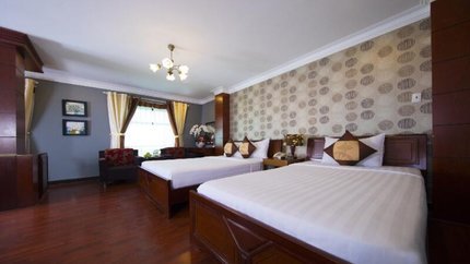 Family Room Nội thất bằng gỗ sang trọng, trầm ấm