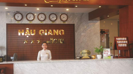 Quầy lễ tân Khách sạn Hậu Giang Cần Thơ