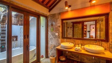 Phòng được trang bị bồn tắm