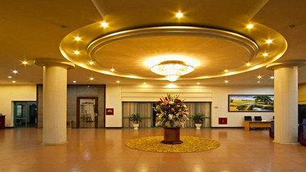 Khu vực sảnh lễ tân khách sạn