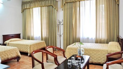 Không gian trong phòng Standard Triple