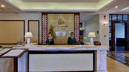 Sảnh Lễ Tân Khách sạn La Sapinette Đà Lạt