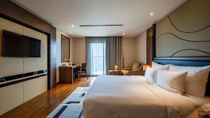 Các phòng đều có cửa số hướng vườn