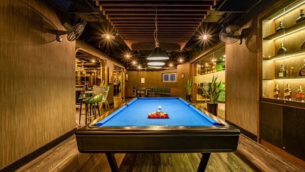 Khu vực Bida giúp giải trí vui vẻ