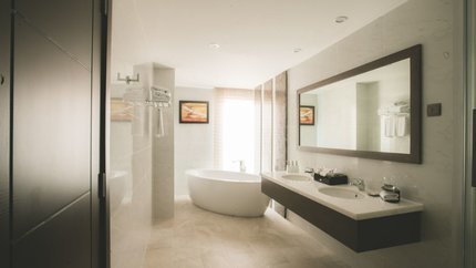 Nhà tắm rộng cho gia đình