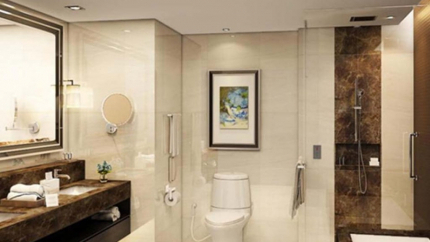 Nhà vệ sinh trong phòng ngủ của khách sạn Melia