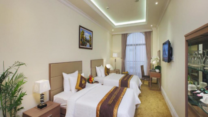 Phòng Deluxe Double/Twin Khách sạn Merperle Crystal