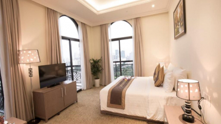 Phòng Junior Suite Merperle Crystal 4* Sài Gòn