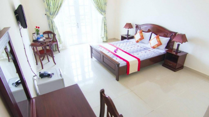 Phòng 1 giường đôi tại Minh Đạm Vũng Tàu 3 sao