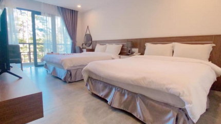 Hạng phòng Bungalow 4 khách tại khách sạn Minh Tâm Đà Lạt 3 sao