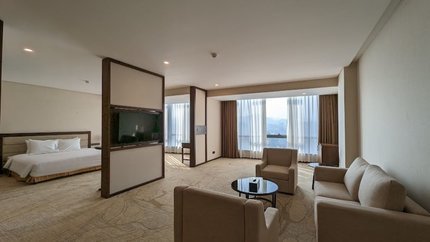 Không gian phòng rộng rãi