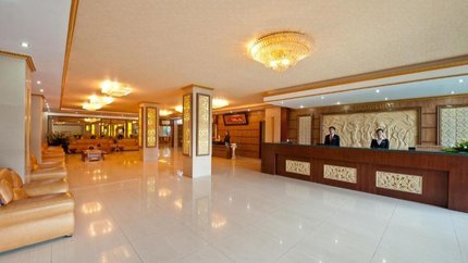 Khu vực sảnh lễ tân khách sạn