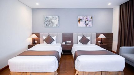 Phòng Deluxe Twin/Double của Mường Thanh Hotel Sapa
