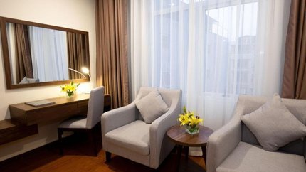 Nội thất trong phòng Deluxe Twin/Double