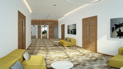 Hành lang rộng rãi