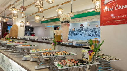 Khu vực Buffet Khách sạn Palace Sài Gòn