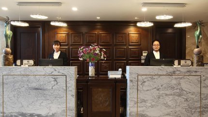 Khu vực lễ tân khách sạn 3* Paris Boutique Sapa