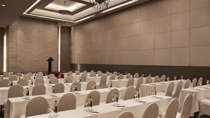 Phòng hội nghị với diện tích lớn