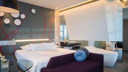 Bồn tắm trong phòng giúp quý khách thư giãn