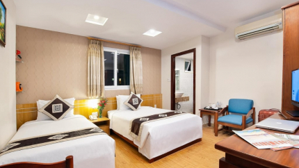 Phòng Deluxe Twin Tại Eden Garden Hotel Sài Gòn