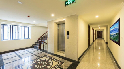 Hành lang khách sạn Sapa Lodge