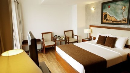 Căn phòng với không gian rộng rãi