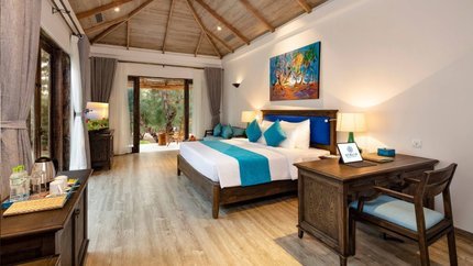 Phòng rộng và thoáng, tầm nhìn hướng vườn