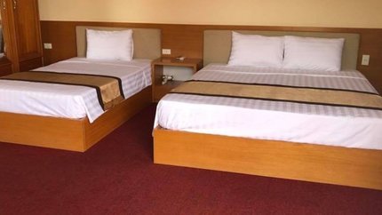 Không gian của phòng Deluxe Double/Triple