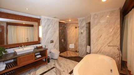 Không gian phòng tắm sang chảnh