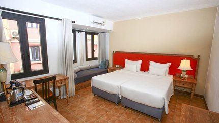 Không gian phòng rộng rãi cho hai người lớn