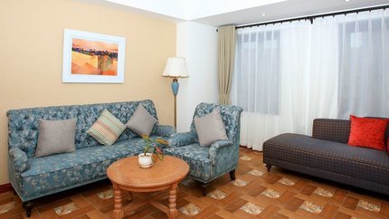 Không gian phòng khách ấm cúng, trang nhã