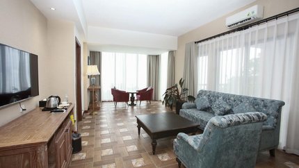 Không gian phòng khách hạng phòng