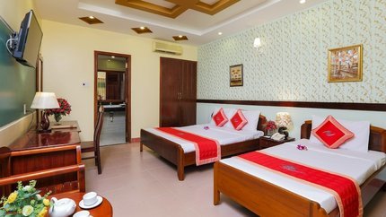 2 giường đôi thoải mái đáp ứng mọi nhu cầu