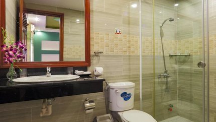 Phòng tắm đáp ứng được nhu cầu cần thiết của du khách