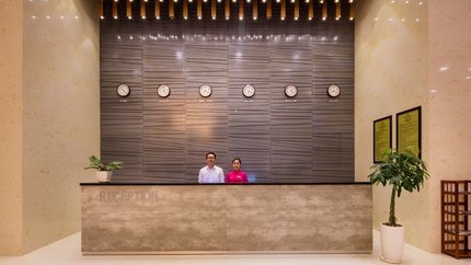 Quầy lễ tân King Town Grand Hotel Nha Trang