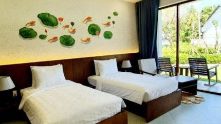 2 Beds cùng với view hướng vườn siêu đỉnh