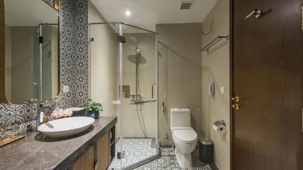 Phòng vệ sinh đầy đủ tiện nghi