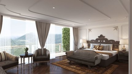 Phòng President Suite có diện tích lớn nhất