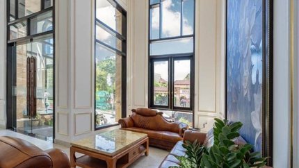 Khung cảnh tại sảnh khách sạn