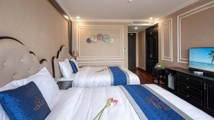 Không gian phòng Deluxe Queen Sea View